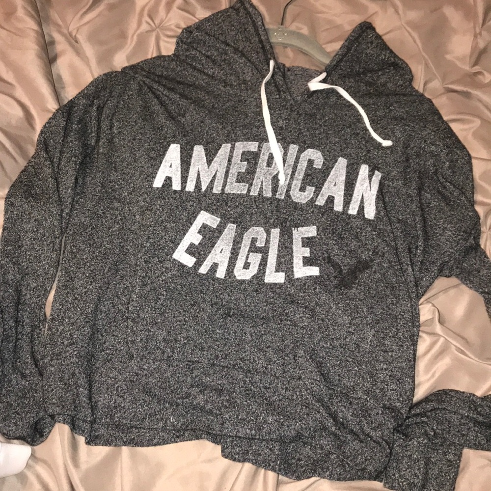 american eagle crop sweater